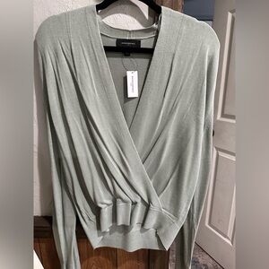NWT Banana Republic Wrap-front Pullover Sweater